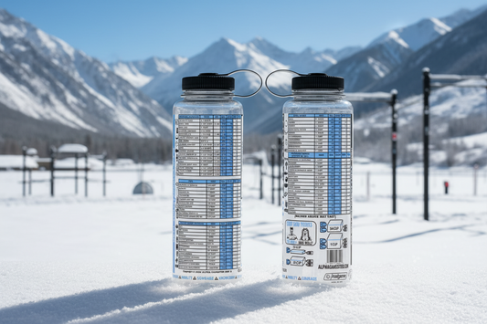 FOODY BOTTLE NUTRITION WATER BOTTLE (CLASSIC MACRO 48oz - Preorder March Delivery)